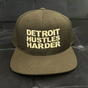 Detroit Hustles Harder SnapBack